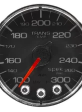 AutoMeter GAUGE; WATER TEMP; 2 1/16in.; 300deg.F; STEPPER MOTOR W/PEAK/WARN; BLK/CHRM; SPE                                     - P346318 - Image 3