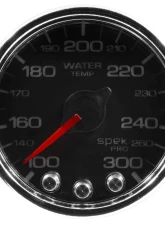 AutoMeter GAUGE; WATER TEMP; 2 1/16in.; 300deg.F; STEPPER MOTOR W/PEAK/WARN; BLK/CHRM; SPE                                     - P34631 - Image 3