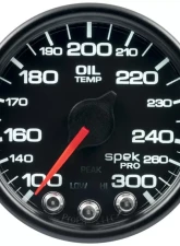 AutoMeter 2-1/16in. OIL TEMP; 100-300`F; BCB; ECU; SPEK                                     - P52232 - Image 2