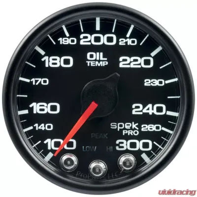 AutoMeter 2-1/16in. OIL TEMP; 100-300`F; BCB; ECU; SPEK - P52232