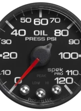 AutoMeter 2-1/16in. OIL PRESS; 0-120 PSI; BFB; ECU; SPEK                                     - P525328 - Image 7