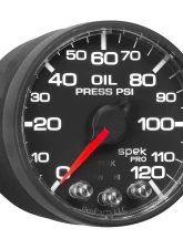 AutoMeter 2-1/16in. OIL PRESS; 0-120 PSI; BFB; ECU; SPEK                                     - P525328 - Image 6