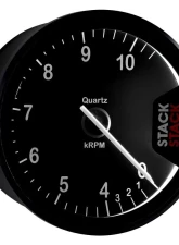 AutoMeter TACHOMETER; CLUBMAN; 80MM; BLACK; 0-4-10.5K RPM                                     - ST200-04105 - Image 6