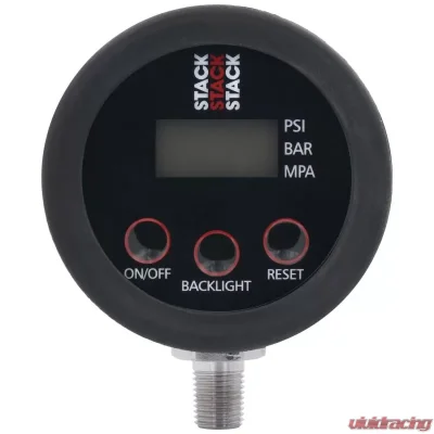 AutoMeter GAUGE HEAD; TIRE PRESS; 50 PSI/3.45 BAR; PRECISION DIGITAL; BACKLIT W/MEM - ST262167