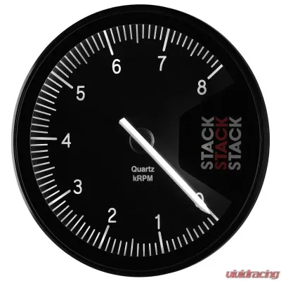 AutoMeter TACHOMETER; PROFESSIONAL; ACTION REPLAY; 125MM; BLK; 0-8K RPM - ST430-08