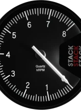 AutoMeter TACHOMETER; PROFESSIONAL; ACTION REPLAY; 125MM; BLK; 0-8K RPM                                     - ST430-08 - Image 6