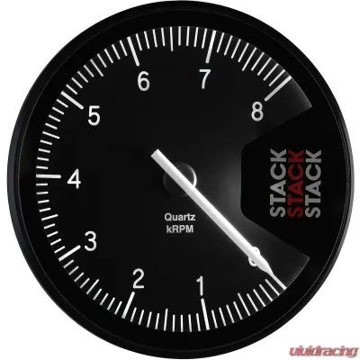 AutoMeter TACHOMETER; PROFESSIONAL; ACTION REPLAY; 125MM; BLK; 0-8K RPM - ST430-08