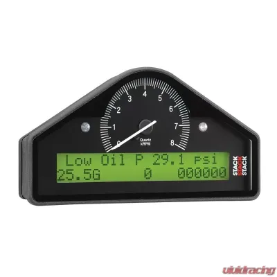 AutoMeter STREET DASH; BLK; 0-8K RPM (PSI; DEG. F; MPH) - ST8130-A
