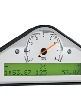 AutoMeter STREET DASH White 0-8K RPM Gauge, 7.5 in. Analog/Digital Display, Universal Fit                                     - ST8130-B-EC - Image 2