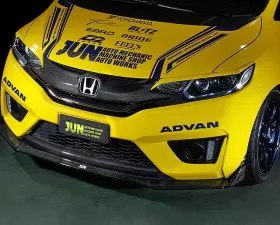 JUN Carbon Front Lip Spoiler Honda Fit