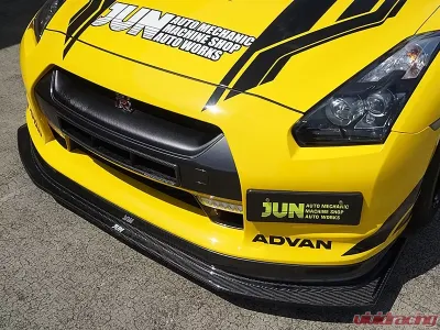 JUN Front Lip Spoiler Nissan GT-R|R35 - 8001M-N004