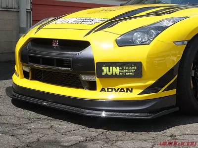 JUN Front Lip Spoiler Nissan GT-R|R35 - 8001M-N004