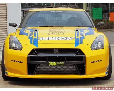JUN Front Lip Spoiler Nissan GT-R R35 08-16 - 8002M-N008
