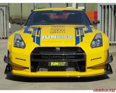 JUN Front Lip Spoiler Nissan GT-R R35 08-16 - 8002M-N008