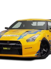 JUN Carbon Fiber STD Front Under Diffuser Nissan GT-R R35 09-16                                     - 8014M-N002 - Image 7