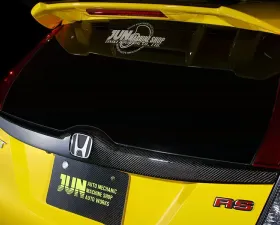 JUN Carbon Rear Gate Finisher Honda Fit