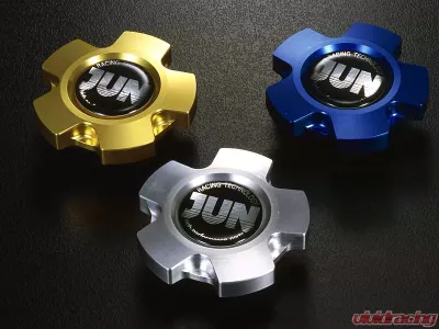 JUN Silver Oil Filler Cap Subaru EJ20 - 2003M-F001