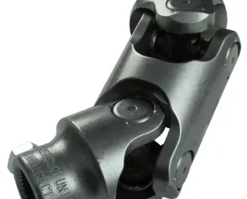 Borgeson Steering Universal Joint; Double; Steel; 13/16-36 X 1in. Smooth Bore