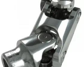 Borgeson Steering U-Joint; Double; Polished Stainless; 1in.48 X 3/4-36