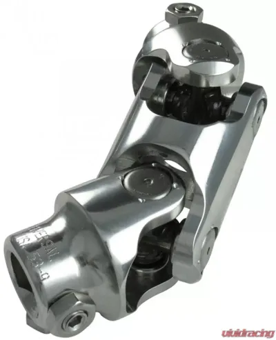 Borgeson Steering U-Joint; Double; Polished Stainless; 1in.48 X 3/4-36 - 144334