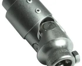 Borgeson Steering U-Joint/Vibration Damper; Stainless Steel; 3/4-36 X 17MM DD