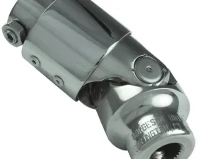 Borgeson Steering U-Joint/Vibration Damper; Polished Stainless; 3/4-36 X 17MM DD
