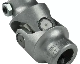 Borgeson Steering Universal Joint; Aluminum; 11/16-40 X 3/4 Smooth Bore