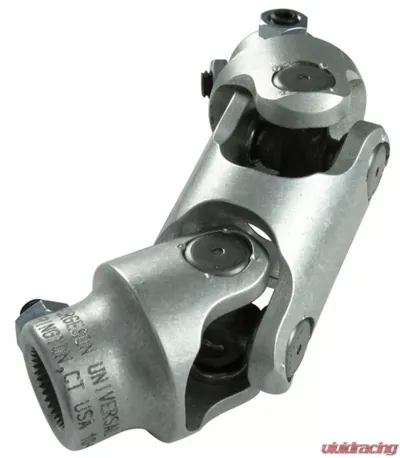 Borgeson Steering Universal Joint; Double; Aluminum; 1in.48 X 3/4DD - 224349