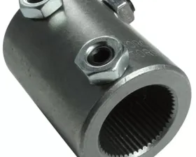 Borgeson Steering Coupler; Steel; 1in.48 X 3/4DD