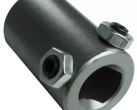 Borgeson Steel Steering Coupler. Fits 3/4in.-Double D X 3/4in.-Double D