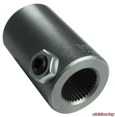 Borgeson Steering Coupler; Steel; 3/4-30 X 3/4 Smooth Bore - 313100