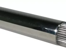 Borgeson Steering Shaft; 3/4-36 Splined; Polished Stainless; 3in. Long; 7/8 Spline Length