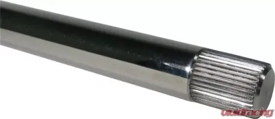 Borgeson Steering Shaft; 3/4-36 Splined; Polished Stainless;8.5in. Long; 7/8 Spline Lengt - 429263