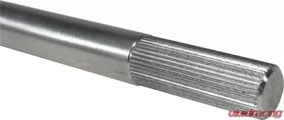 Borgeson Steering Shaft; 3/4-36 Splined; Aluminum; 26in. Long; 2in. Spline Length - 439226