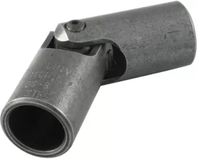 Borgeson Steering U-Joint; Pin/Block; 1in.OD; 1/2 Smooth Bore X 3/4 Smooth Bore