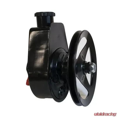 Borgeson Saginaw Style Power Steering Pump With Big Block Mopar Pulley; Press-on style. - 800321