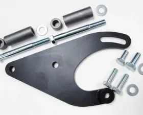 Borgeson Power Steering Pump Bracket; Steel; Ford FE 390/428; Saginaw Style Pump. Ford
