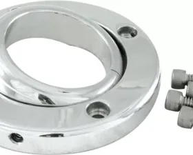Borgeson Swivel Floor Mount For 1 3/4in. Steering Column; Machine Finish Aluminum