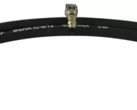 Borgeson Power Steering Hose Kit; 2 Pc Rubber; Ford Pump to 800128 P/S Upgrade Box;