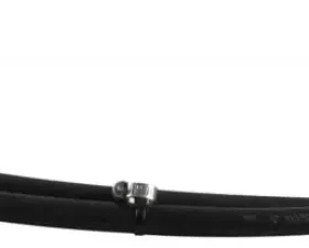 Borgeson Power Steering Hose Kit; 2 Pc Rubber; Ford Pump to Mustang Conversion Box; I-6 O