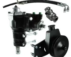 Borgeson Power Conversion Kit; 66-77 Ford Bronco with factory manual steering and 289/302 Ford Bronco 1966-1977