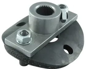 Borgeson Steering Coupler; 1/2 Rag Joint; Steering Box Side; 11/16-36 Spline; With Disc