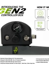 Up Down Air Jeep JK Tire Inflator System 4 Tire For 18-20 Jeep Wrangler 2/4 Door W/Engine Mount With Box, Fittings, Hoses and Storage Bag Black                                     - 218-1819 - Image 11