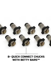 Up Down Air Jeep JK Tire Inflator System 4 Tire For 18-20 Jeep Wrangler 2/4 Door W/Engine Mount With Box, Fittings, Hoses and Storage Bag Black                                     - 218-1819 - Image 7