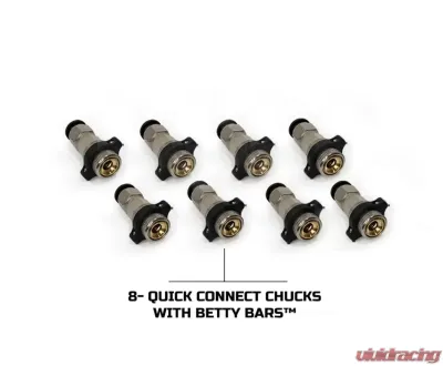 Up Down Air Jeep JK Tire Inflator System 4 Tire For 18-20 Jeep Wrangler 2/4 Door W/Engine Mount With Box, Fittings, Hoses and Storage Bag Black - 218-1819