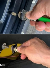 Up Down Air Jeep JK Tire Inflator System 4 Tire For 18-20 Jeep Wrangler 2/4 Door W/Engine Mount With Box, Fittings, Hoses and Storage Bag Black                                     - 218-1819 - Image 9