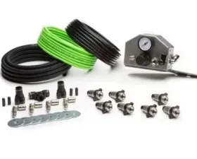 Up Down Air 4 Tire Inflation System Ford Raptor Engine Bay W/Engine Mount With Box, Fittings, Hoses and Storage Bag Black