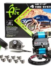 Up Down Air 4 Tire Inflation System Ford Raptor Engine Bay W/Engine Mount With Box, Fittings, Hoses and Storage Bag Black                                     - 220-0118 - Image 2