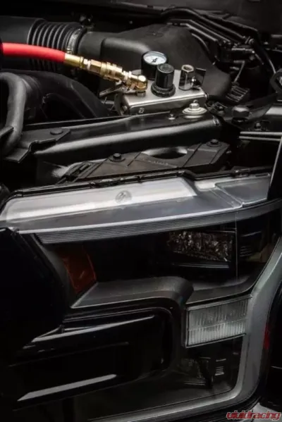 Up Down Air 4 Tire Inflation System Ford Raptor Engine Bay W/Engine Mount With Box, Fittings, Hoses and Storage Bag Black - 220-0118