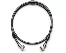 Up Down Air Air Brake Tubing 24 Inch of Hi Temp Air Brake Tubing And 2 Each 90 Degree 3/8 Inch Swivel Push to Connect Fittings